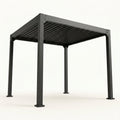 Aluminum Pergola Built for Modern Outdoor Living, 8x8 Ft Matte Black, Premium Powder Coat, Easy Assembly