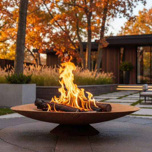 Corten Steel Fire Bowl - FREE SHIPPING